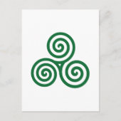 Keltenspirale Postkarte (Vorderseite)