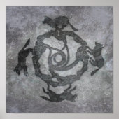 Keltenwölfe Poster (Vorne)