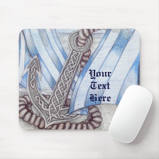 Keltische Anchor Nautical Mousepad (Mit Mouse)