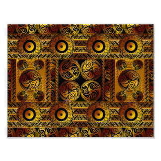 keltische Art Print Fotodruck