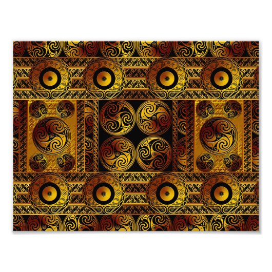 keltische Art Print Fotodruck (Vorne)