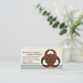 Keltische Biogefährdung-Geschäfts-Karten Visitenkarte (Stehend Vorderseite)