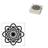 keltische Blume Briefmarke Gummistempel (Stempel)