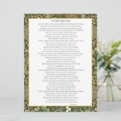 Keltische Blüte (Stehend Vorderseite)