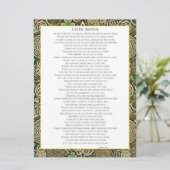 Keltische Blüte (Stehend Vorderseite)