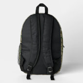 Keltische Blüte Bedruckter Rucksack (Rückseite)