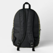 Keltische Blüte Bedruckter Rucksack (Rückseite)