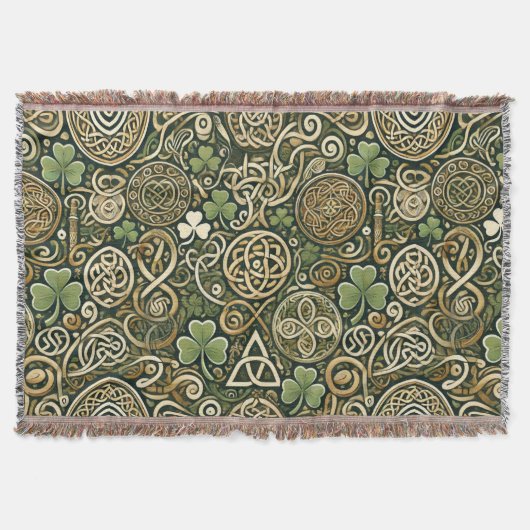 Keltische Blüte Decke (Vorderseite)