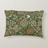 Keltische Blüte Dekokissen (Rückseite)