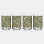 Keltische Blüte Dosenglas (Vorderseite)