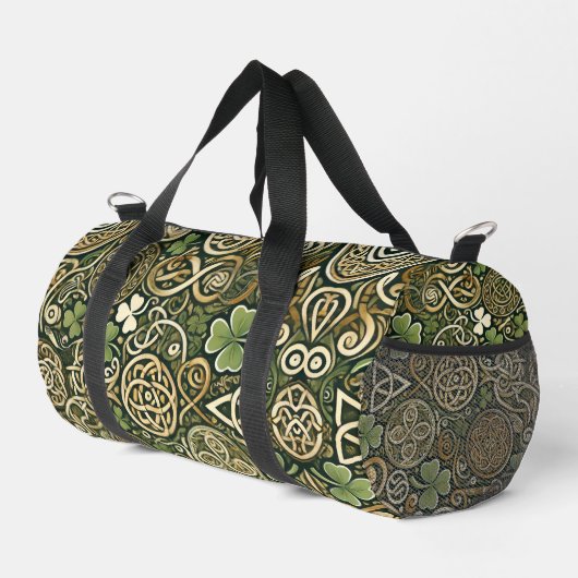 Keltische Blüte Duffle Bag (Rechte Ecke)