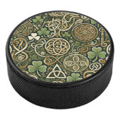 Keltische Blüte Eishockey Puck (3/4)