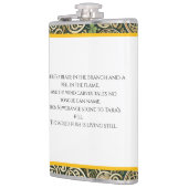 Keltische Blüte Flachmann (Links)