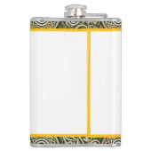 Keltische Blüte Flachmann (Rückseite)