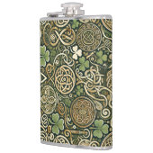 Keltische Blüte Flachmann (Links)