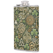 Keltische Blüte Flachmann (Links)