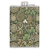 Keltische Blüte Flachmann (Rückseite)