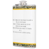 Keltische Blüte Flachmann (Links)