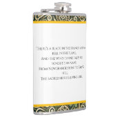 Keltische Blüte Flachmann (Rechts)