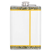 Keltische Blüte Flachmann (Rückseite)