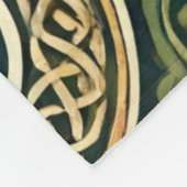 Keltische Blüte Fleecedecke (Ecke)