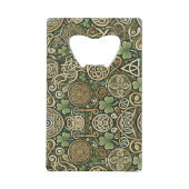 Keltische Blüte Geldbeutel Flaschenöffner (Rückseite)