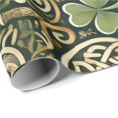 Keltische Blüte Geschenkpapier (Rolleneckpunkt)