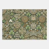 Keltische Blüte Geschenkpapier Set (Vorderseite 3)