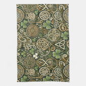 Keltische Blüte Geschirrtuch (Vertikal)