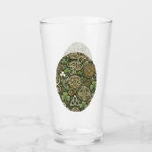 Keltische Blüte Glas (Vorderseite)
