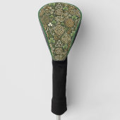 Keltische Blüte Golf Headcover (Vorderseite)