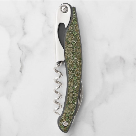 Keltische Blüte Kellnermesser (Vorderseite)