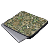 Keltische Blüte Laptopschutzhülle (Vorne Knopf)