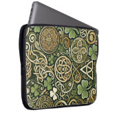 Keltische Blüte Laptopschutzhülle (Vorne Rechts)