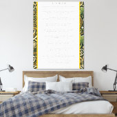 Keltische Blüte Leinwanddruck (Insitu (Schlafzimmer))