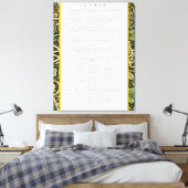 Keltische Blüte Leinwanddruck (Insitu (Schlafzimmer))