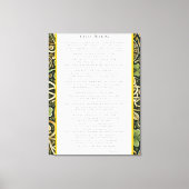Keltische Blüte Leinwanddruck (Vorderseite)