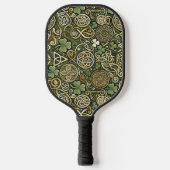 Keltische Blüte Pickleball Schläger (Vorderseite)