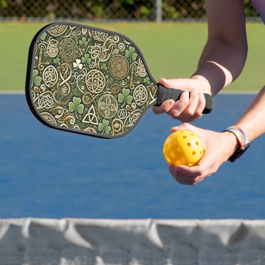 Keltische Blüte Pickleball Schläger (InSitu)