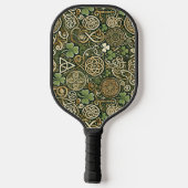 Keltische Blüte Pickleball Schläger (Rückseite)