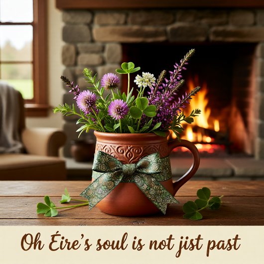 Keltische Blüte Satinband