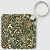 Keltische Blüte Schlüsselanhänger (Rückseite)