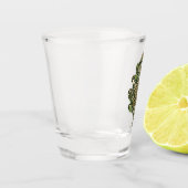 Keltische Blüte Schnapsglas (Links)