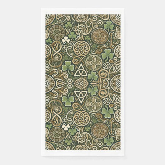 Keltische Blüte Serviette (Vorderseite)