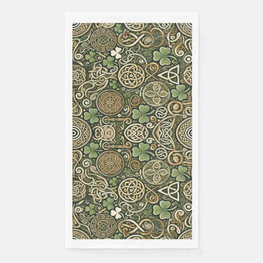 Keltische Blüte Serviette (Vorderseite)