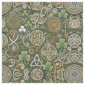 Keltische Blüte Stoff (Nahaufnahme)