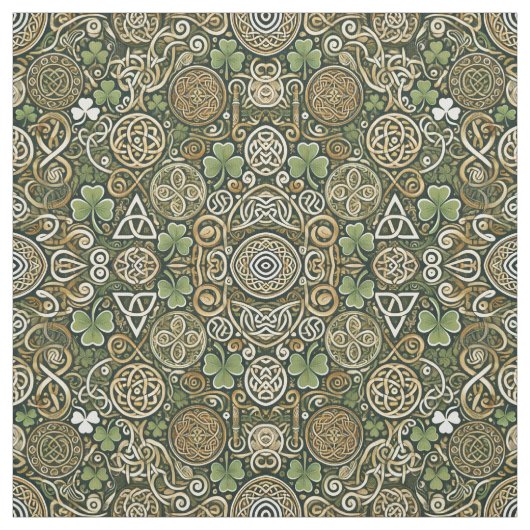 Keltische Blüte Stoff (Muster)