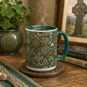 Keltische Blüte Tasse