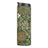 Keltische Blüte Thermosbecher (Nach rechts gedreht)