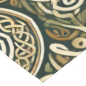 Keltische Blüte Tischdecke (Schrägansicht)